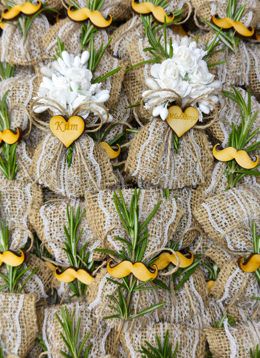 Kićenje za glavne goste sa ruzmarinom